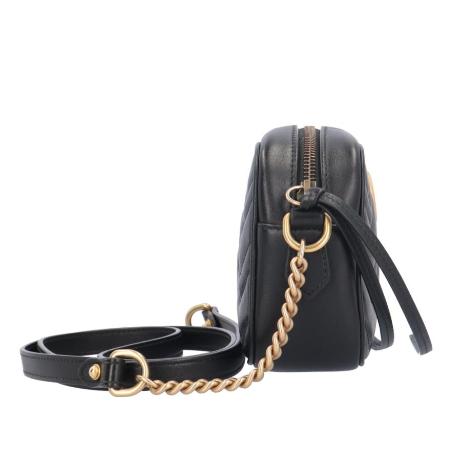 GUCCI（グッチ） ミニ カメラバッグ GGマーモント ショルダーバッグ