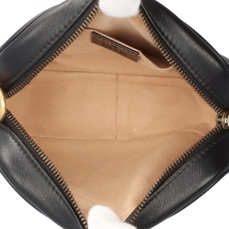 GUCCI（グッチ） ミニ カメラバッグ GGマーモント ショルダーバッグ