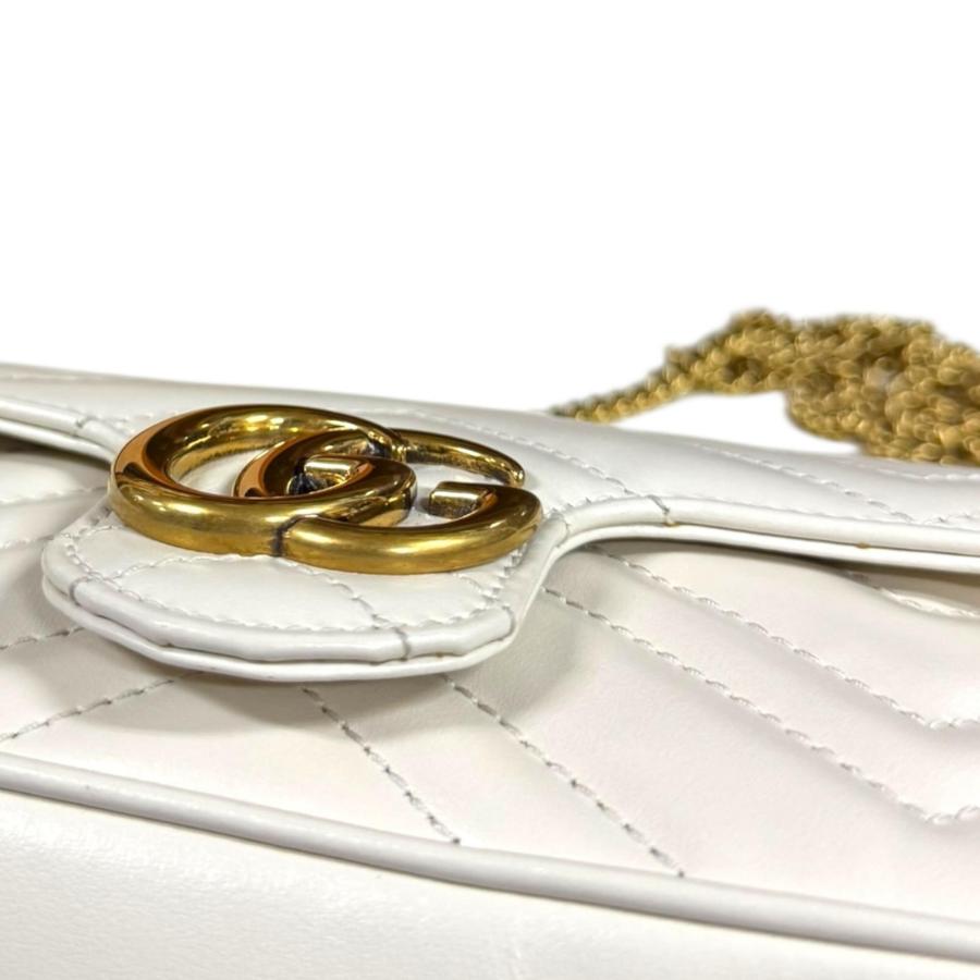 GUCCI（グッチ） GGマーモント ショルダーバッグ レザー 476433