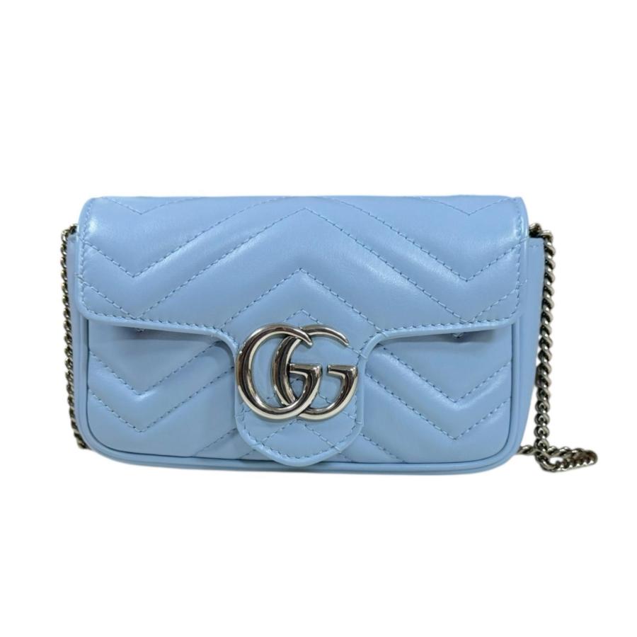GUCCI（グッチ） スーパーミニバッグ GGマーモント ショルダーバッグ
