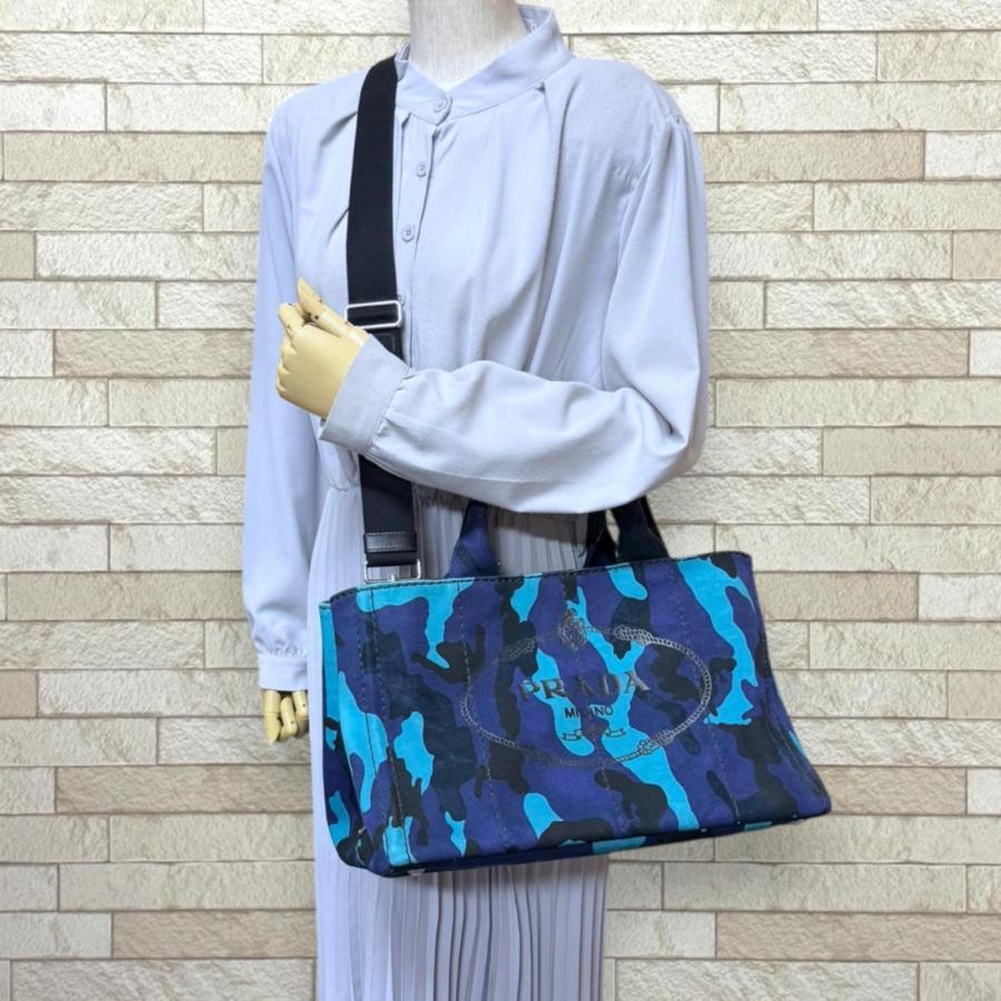 PRADA（プラダ） カモフラ柄 カナパトートM ショルダーバッグ
