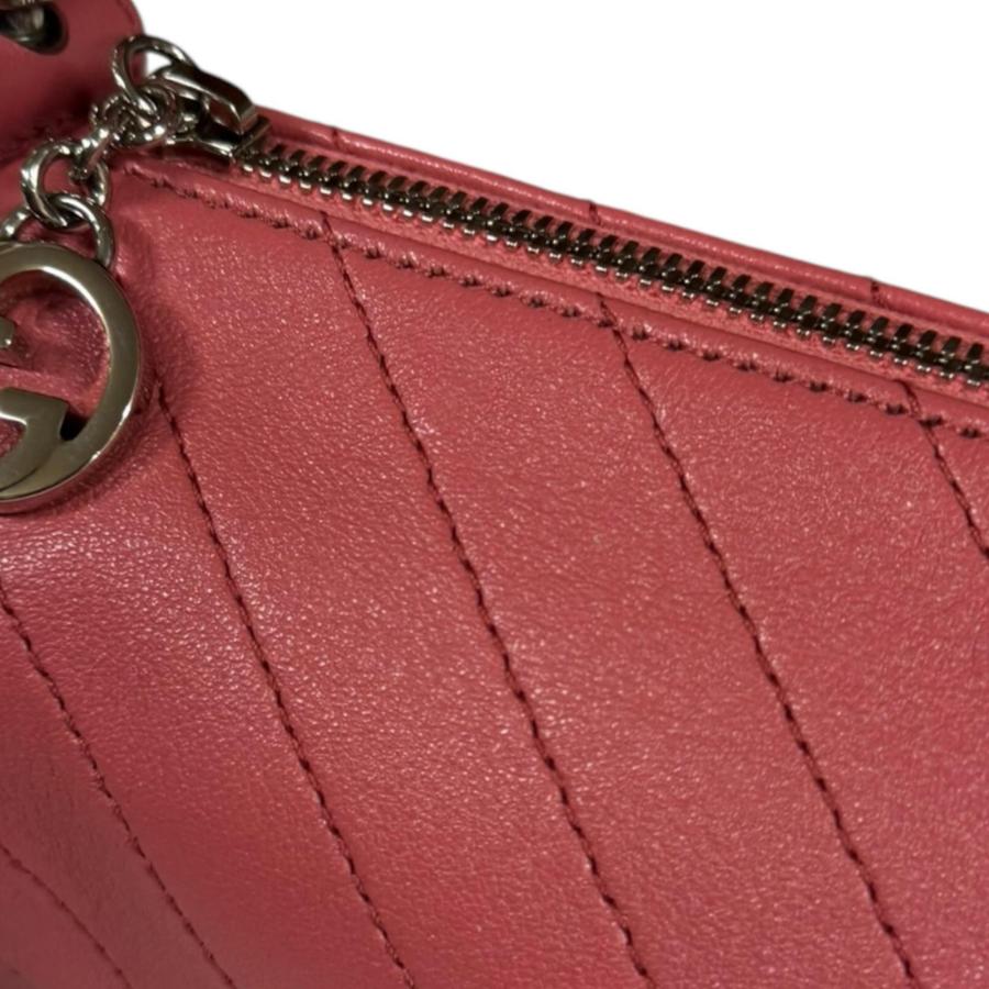 グッチ ブロンディ ショルダーバッグ レザー 760170 ピンク レディース GUCCI  中古 GUCCI（グッチ） ブロンディ ショルダーバッグ レザー 760170 ピンク