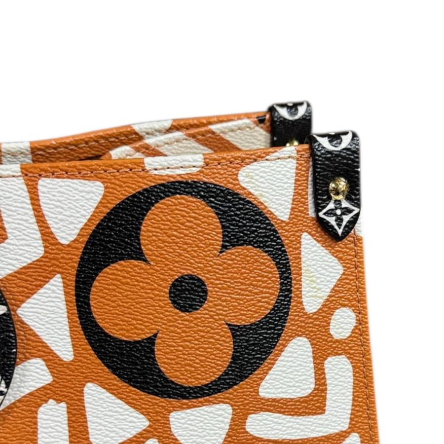 LOUIS VUITTON ルイ・ヴィトン オンザゴーGM M45359 ショルダーバッグ モノグラムキャンバス オレンジ レディース グラフティ【中古】【送料無料】 LOUIS VUITTON - LOUIS VUITTON ルイ・ヴィトン オンザゴーGM M45359