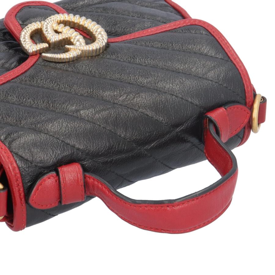 グッチ ミニトップハンドルバッグ GGマーモント ショルダーバッグ レザー 583571 ブラック レディース GUCCI  中古 楽天市場】グッチ GUCCI ミニトップハンドルバッグ 583571