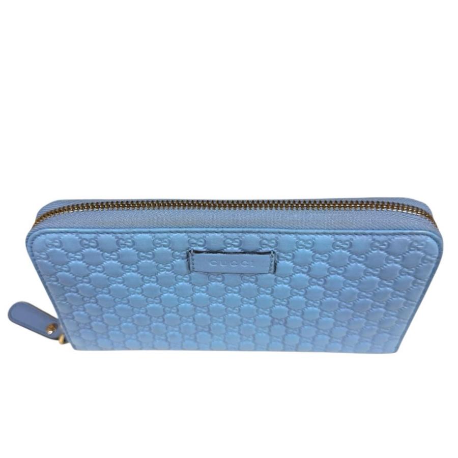 ◇箱付き極美品◇グッチ　マイクログッチシマレザー　長財布　ブラック　449391 GUCCI（グッチ） マイクログッチシマ 長財布 レザー 449391 レディース