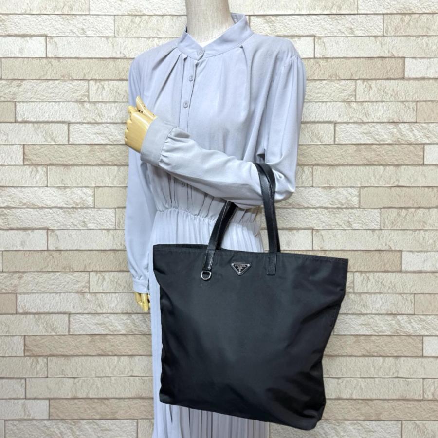 PRADA（プラダ） トートバッグ ナイロン BR4371 ブラック レディース
