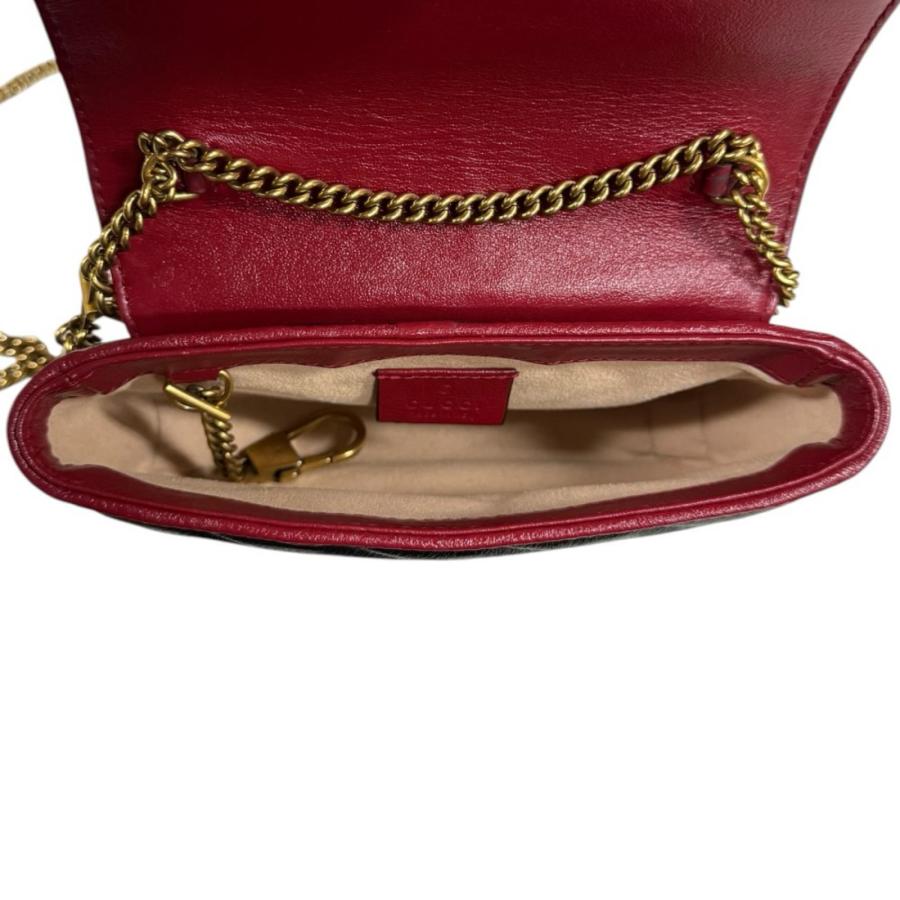 GUCCI（グッチ） スーパー ミニバッグ GGマーモント ショルダーバッグ
