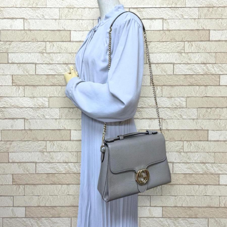 GUCCI（グッチ） アウトレット品 インターロッキング ショルダーバッグ