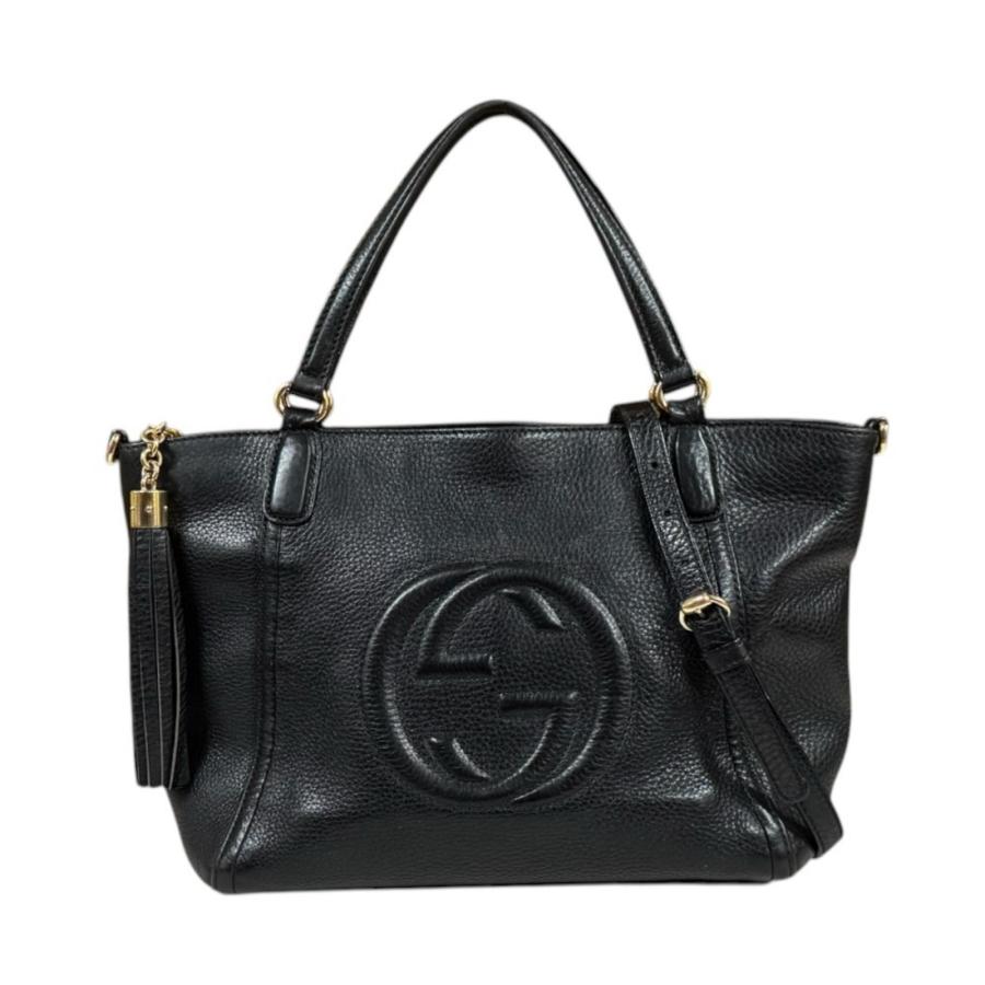 GUCCI（グッチ） ソーホー ショルダーバッグ レザー 369176 ブラック