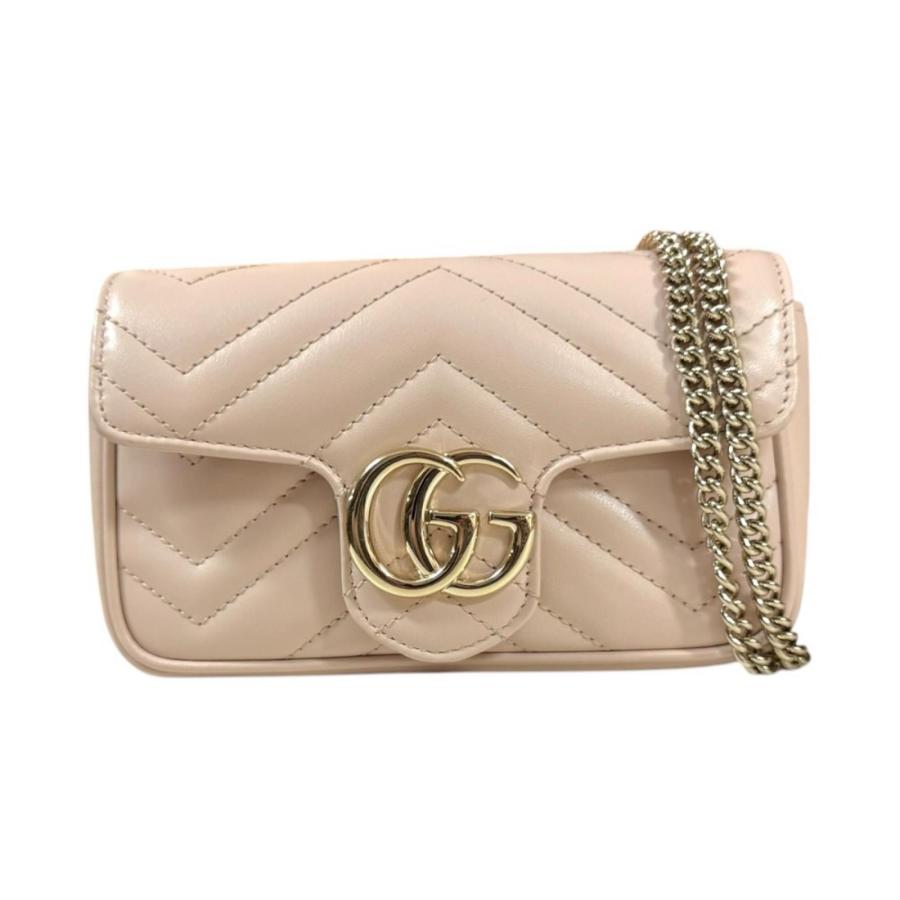 GUCCI（グッチ） キルティング スーパーミニバッグ GGマーモント
