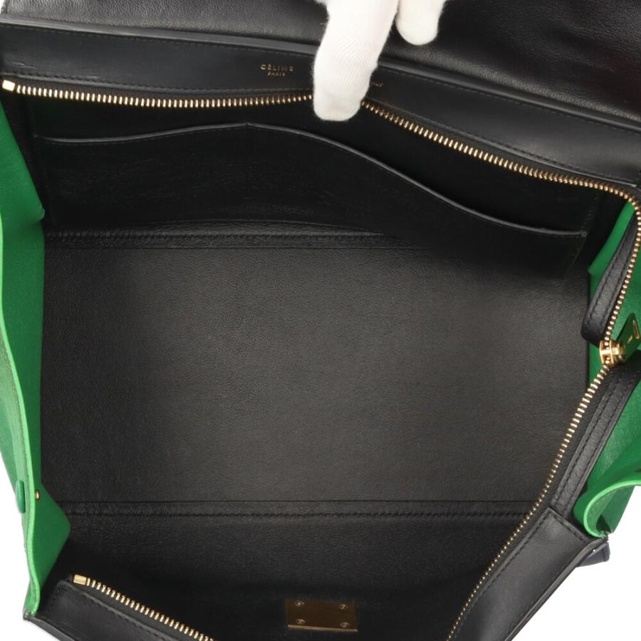 CELINE（セリーヌ） トラペーズ ショルダーバッグ レザー ブラック