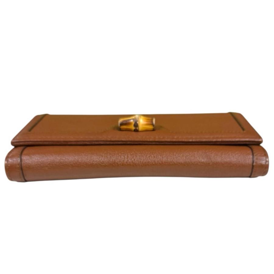 GUCCI（グッチ） バンブー ショルダーバッグ レザー 658243 ブラウン