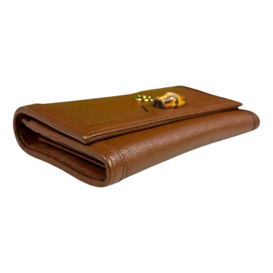 GUCCI（グッチ） バンブー ショルダーバッグ レザー 658243 ブラウン