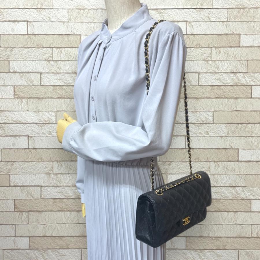 CHANEL（シャネル） マトラッセ ショルダーバッグ キャビアスキン