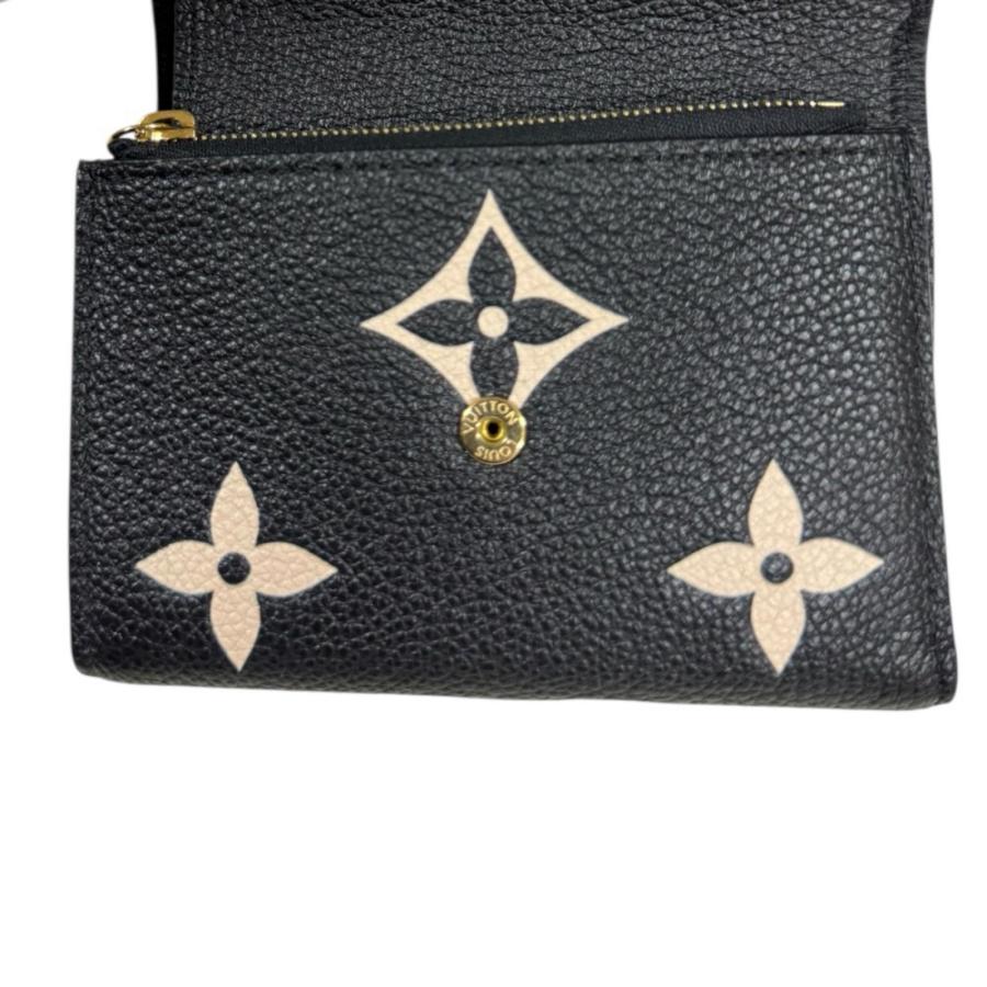 ルイヴィトン ポルトフォイユ･ヴィクトリーヌ バイカラーモノグラムアンプラント 三つ折り財布 M80968 レディース LOUIS VUITTON  中古 LOUIS VUITTON（ルイ・ヴィトン） ポルトフォイユ・ヴィクトリーヌ