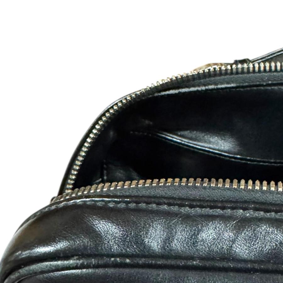 プラダ ダイアグラム ショルダーバッグ レザー 1BH119 ブラック レディース PRADA  中古 PRADA（プラダ） ダイアグラム ショルダーバッグ レザー 1BH119