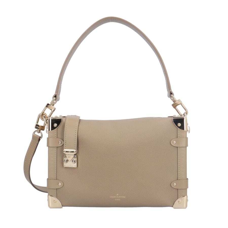 ルイヴィトン サイドトランクMM ショルダーバッグ レザー M25072 ベージュ レディース LOUIS VUITTON  中古 R&Kリサイクルキング LOUIS VUITTON（ルイ・ヴィトン） サイドトランクMM ショルダーバッグ