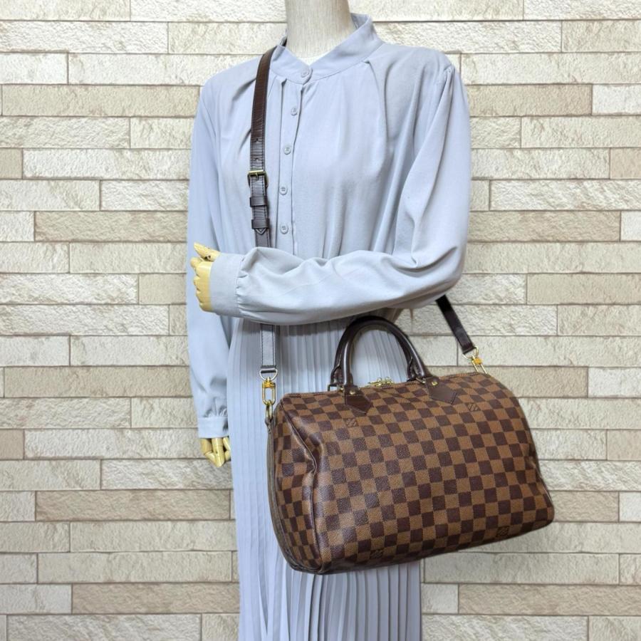 ■期間限定SALE‼️■ルイヴィトン バッグ スピーディ30 ダミエ 超美品‼️■ LOUIS VUITTON（ルイ・ヴィトン） スピーディ30バンドリエール ダミエ