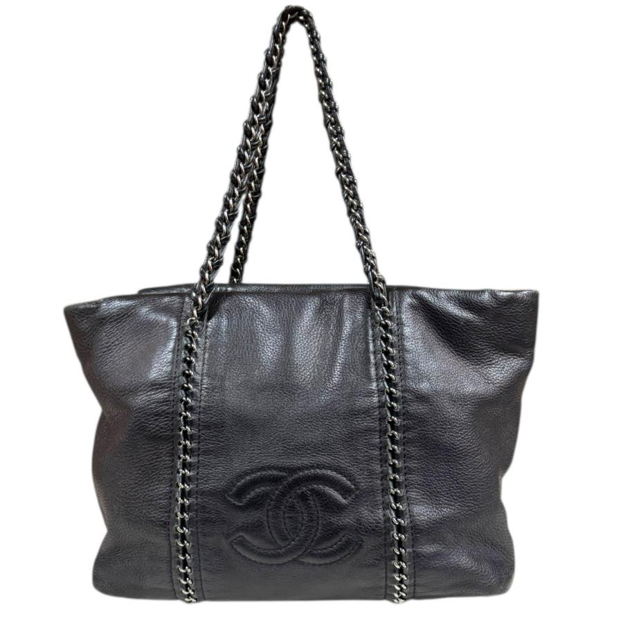 CHANEL（シャネル） ラグジュアリー トートバッグ レザー ブラック