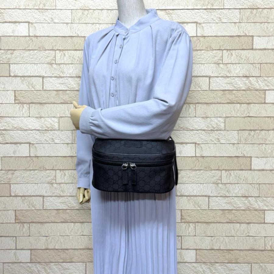 GUCCI（グッチ） アウトレット品 ウエストバッグ 449182 ブラック ユニ