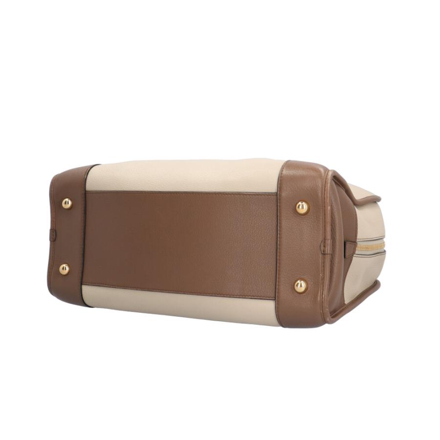 LOEWE（ロエベ） アマソナ36 ハンドバッグ レザー ベージュ レディース