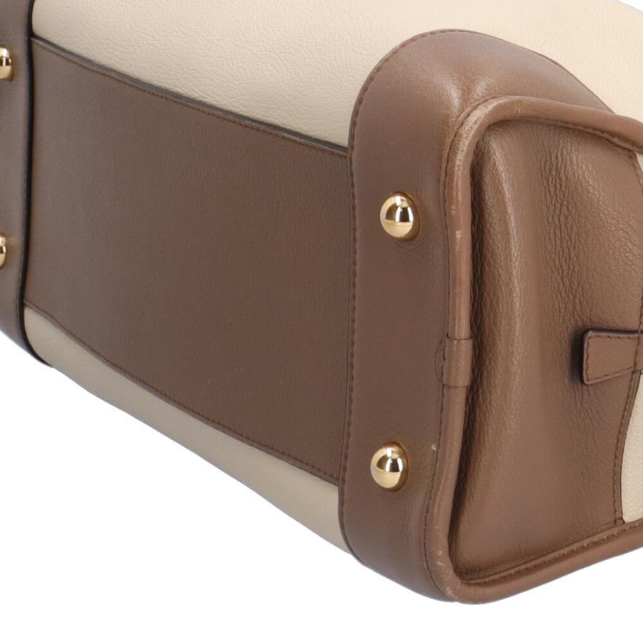 LOEWE（ロエベ） アマソナ36 ハンドバッグ レザー ベージュ レディース