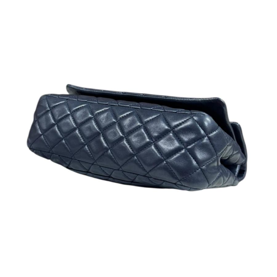 CHANEL（シャネル） マトラッセ ショルダーバッグ ラムスキン ネイビー