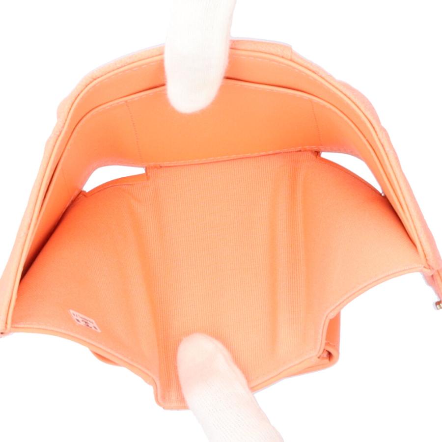 CHANEL シャネル スモールフラップウォレット 三つ折り財布 キャビア  