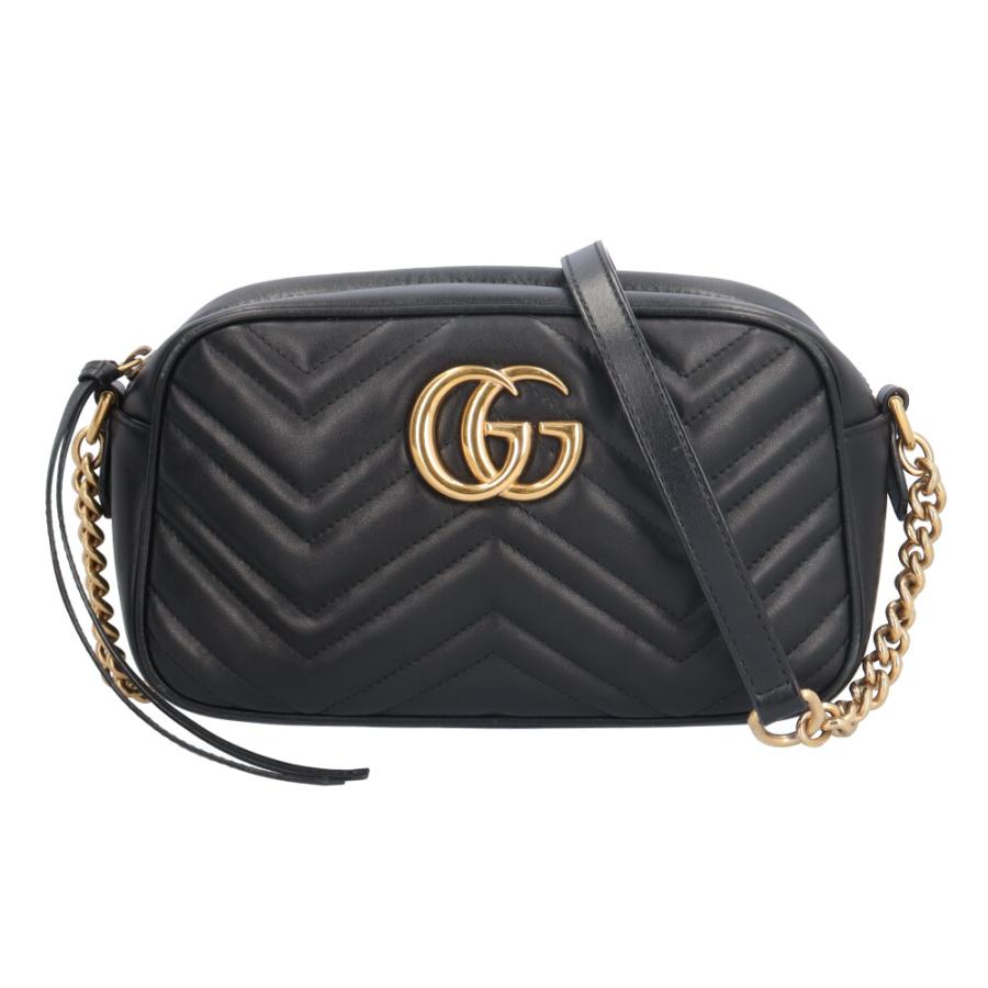 GUCCI キルティング スモール ショルダーバッグ GUCCI（グッチ） キルティングスモールショルダー GGマーモント