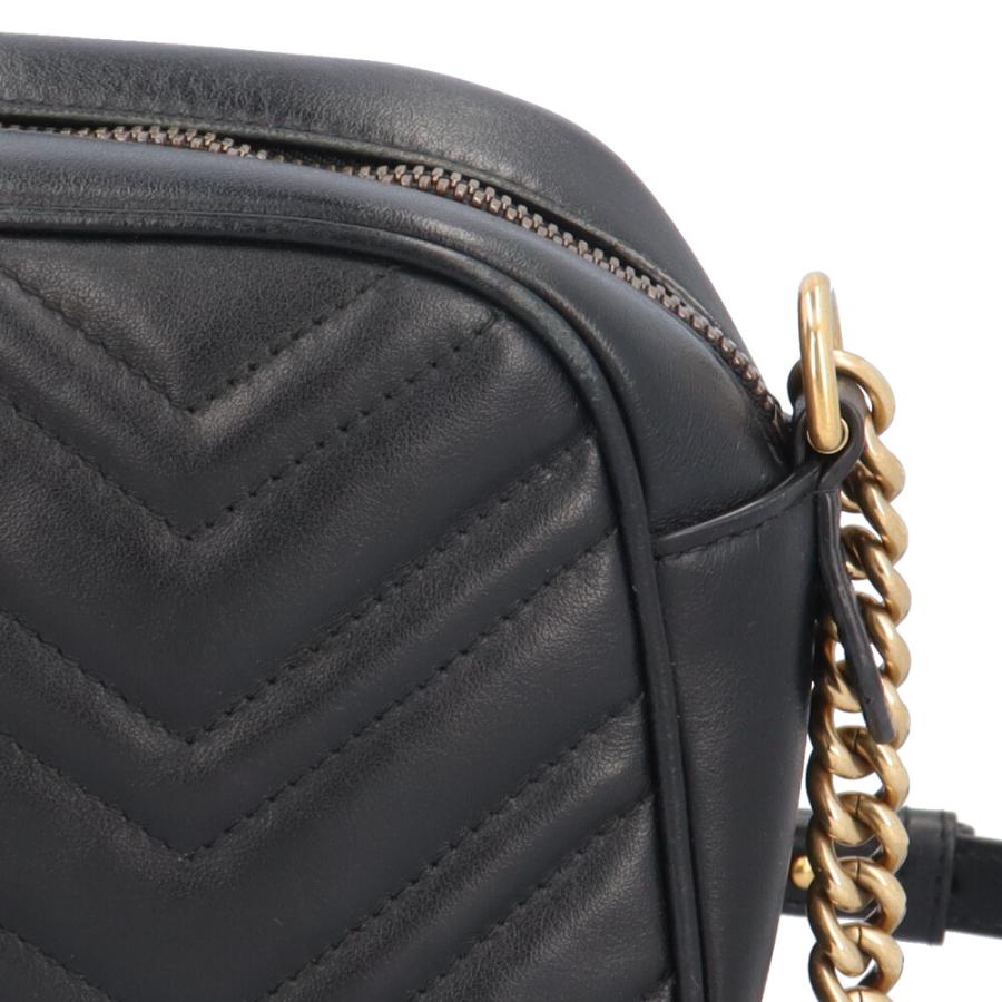 GUCCI（グッチ） キルティングスモールショルダー GGマーモント