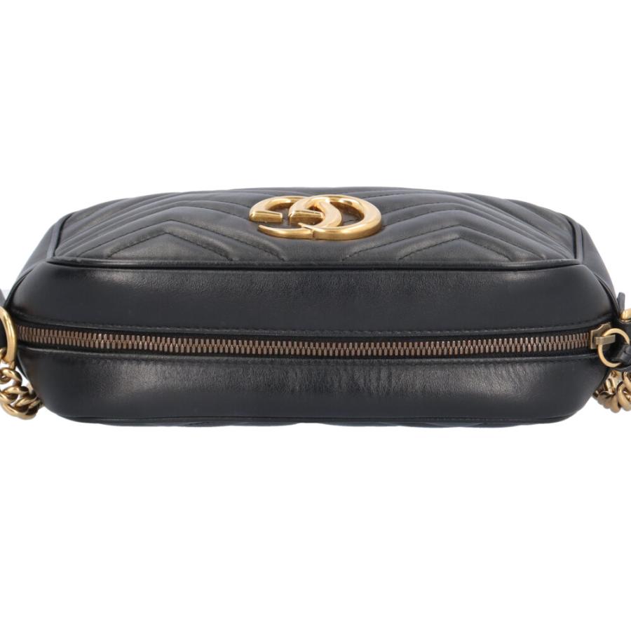 超美品 GUCCI グッチ GGマーモント キルティング ポーチ レザー 超美品 GUCCI グッチ GGマーモント キルティング ポーチ レザー 美品