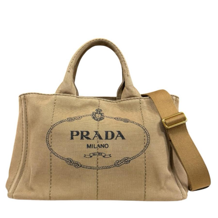PRADA（プラダ） カナパトートM ショルダーバッグ キャンバス BN2642