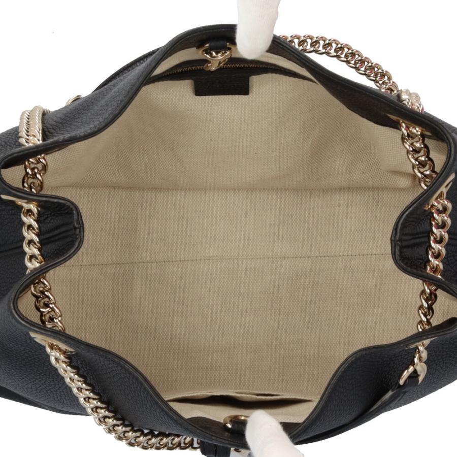 GUCCI（グッチ） ソーホー ショルダーバッグ レザー 536196 ブラック