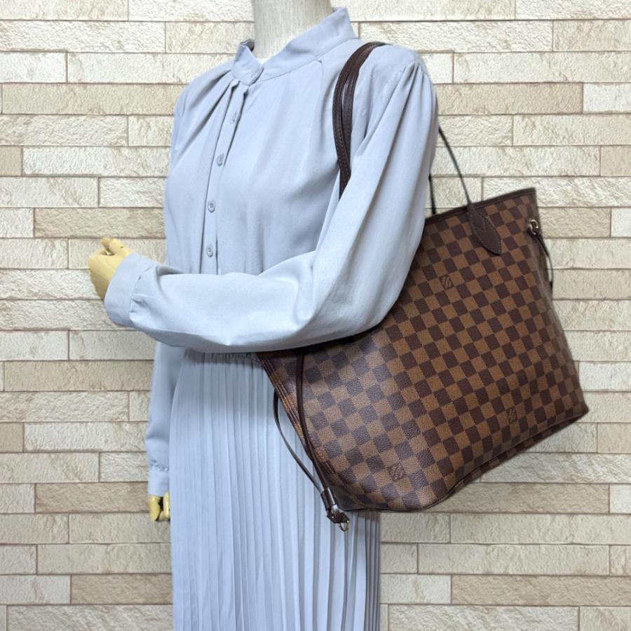 LOUIS VUITTON ルイヴィトン ネヴァーフルMM ダミエ トートバッグ 