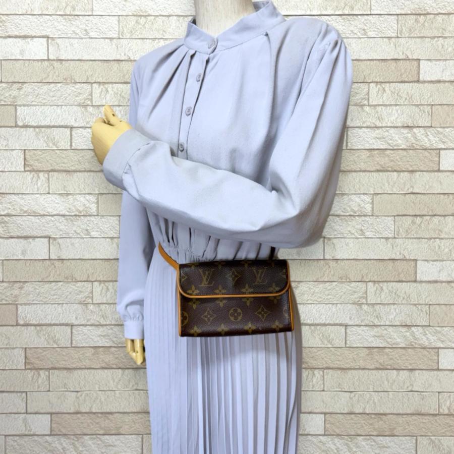 ルイヴィトン ポシェットフロランティーヌ ウエストバッグ モノグラムキャンバス M51855 ブラウン レディース LOUIS VUITTON 中古_1