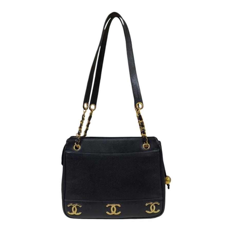 CHANEL（シャネル） トリプルココ トートバッグ レザー A03675