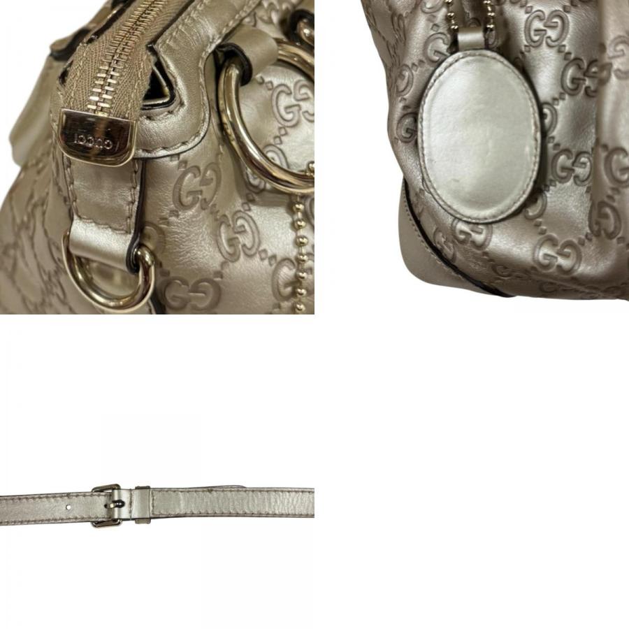 GUCCI（グッチ） スーキー グッチシマ ショルダーバッグ シマレザー