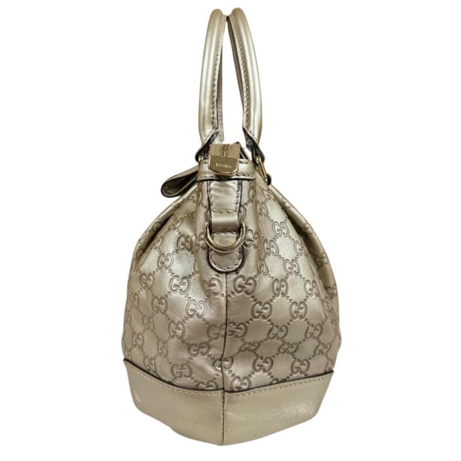 GUCCI（グッチ） スーキー グッチシマ ショルダーバッグ シマレザー
