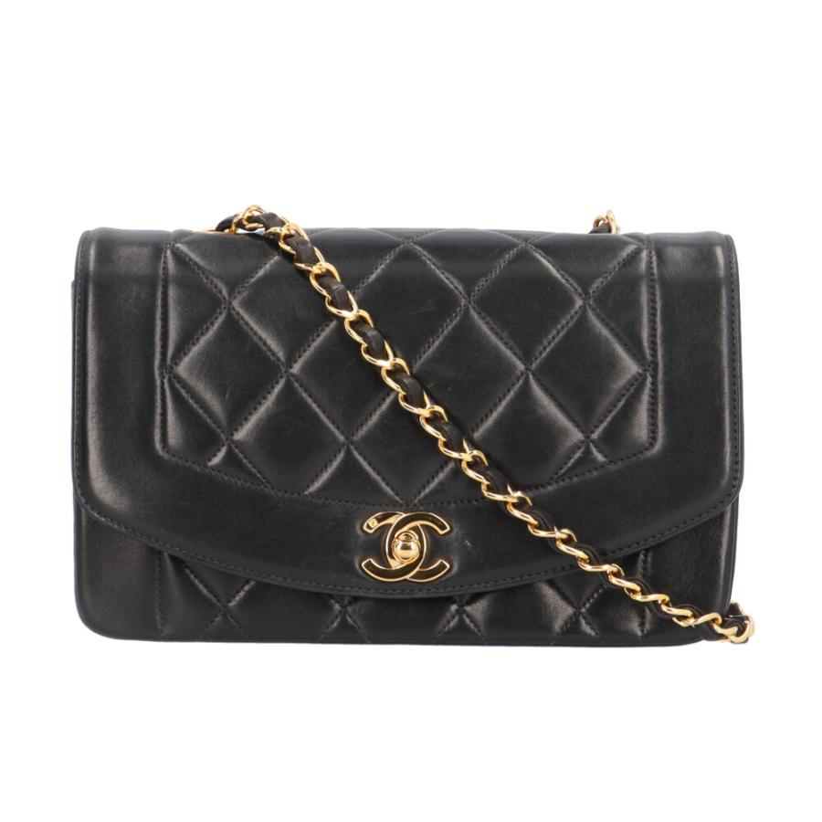 CHANEL（シャネル） ダイアナ マトラッセ ショルダーバッグ ラムスキン 