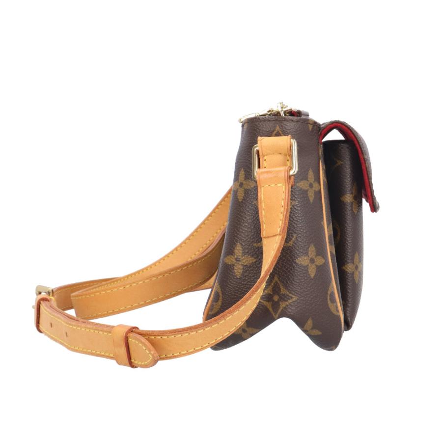 ルイ・ヴィトン LOUIS VUITTON ヴィバシテPM ショルダーバッグ バッグ PVCコーティングキャンバス レザー モノグラム レディース ブラウン系 M51165 【中古】 LOUIS VUITTON（ルイ・ヴィトン） ヴィバシテPM モノグラム ショルダー