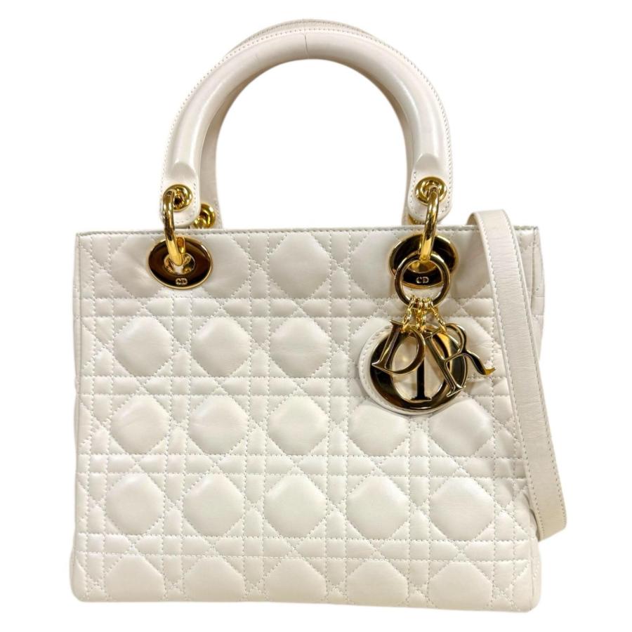 クリスチャンディオール レディディオール ミディアム カナージュ