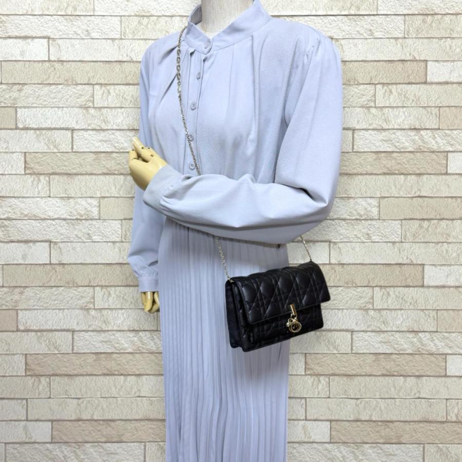ディオール My Dior デイリーチェーンポーチ カナージュ ショルダー
