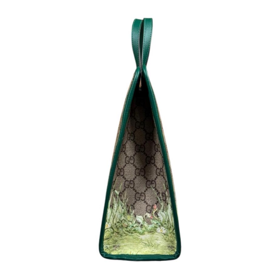 極美品　110 GUCCI グッチ　トートバッグ　GG柄　レディース　PVC GUCCI（グッチ） ピーターラビットコラボ チルドレンズ GGスプリーム