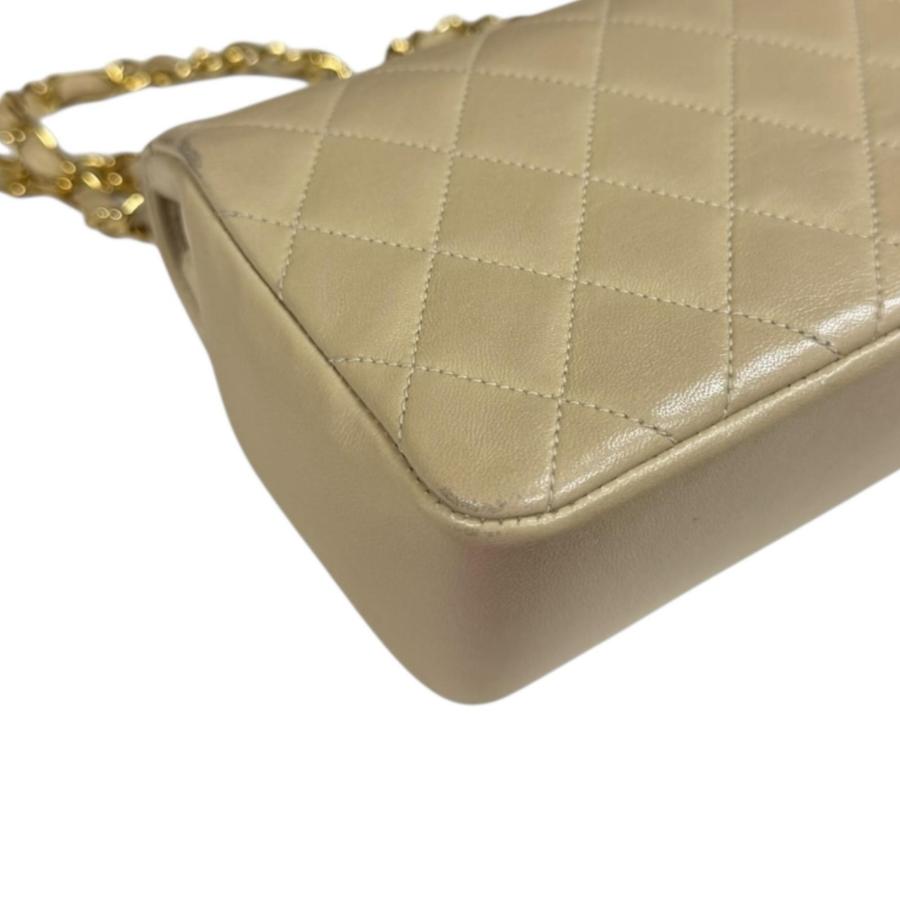 CHANEL（シャネル） ミニマトラッセ ショルダーバッグ レザー ベージュ