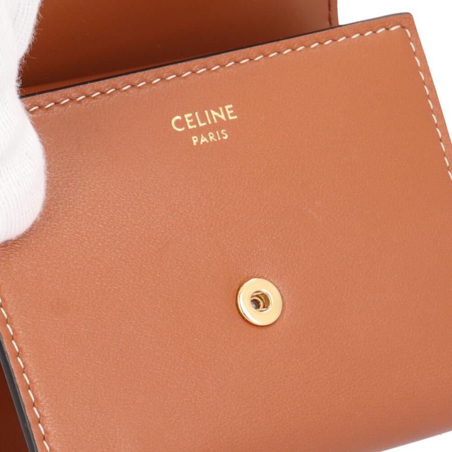 CELINE（セリーヌ） スモールフラップウォレット トリオンフ 三つ折り