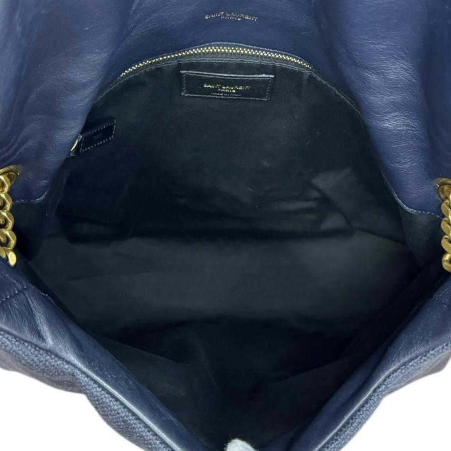 サンローラン パファー ミディアム ショルダーバッグ キャンバス