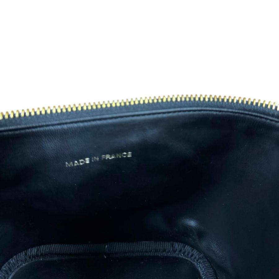 シャネル 縦型バニティ ココマーク ハンドバッグ キャビアスキン A01998 ブラック レディース CHANEL 中古の画像