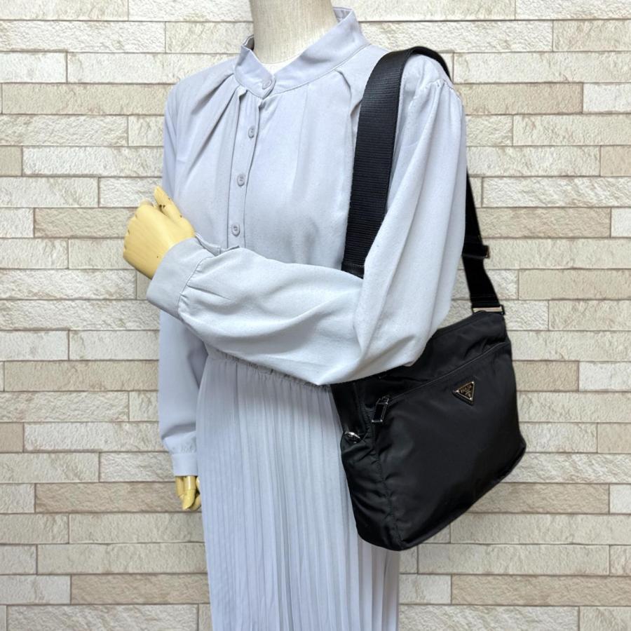 PRADA（プラダ） ショルダーバッグ ナイロン BT0421 ブラック ユニ