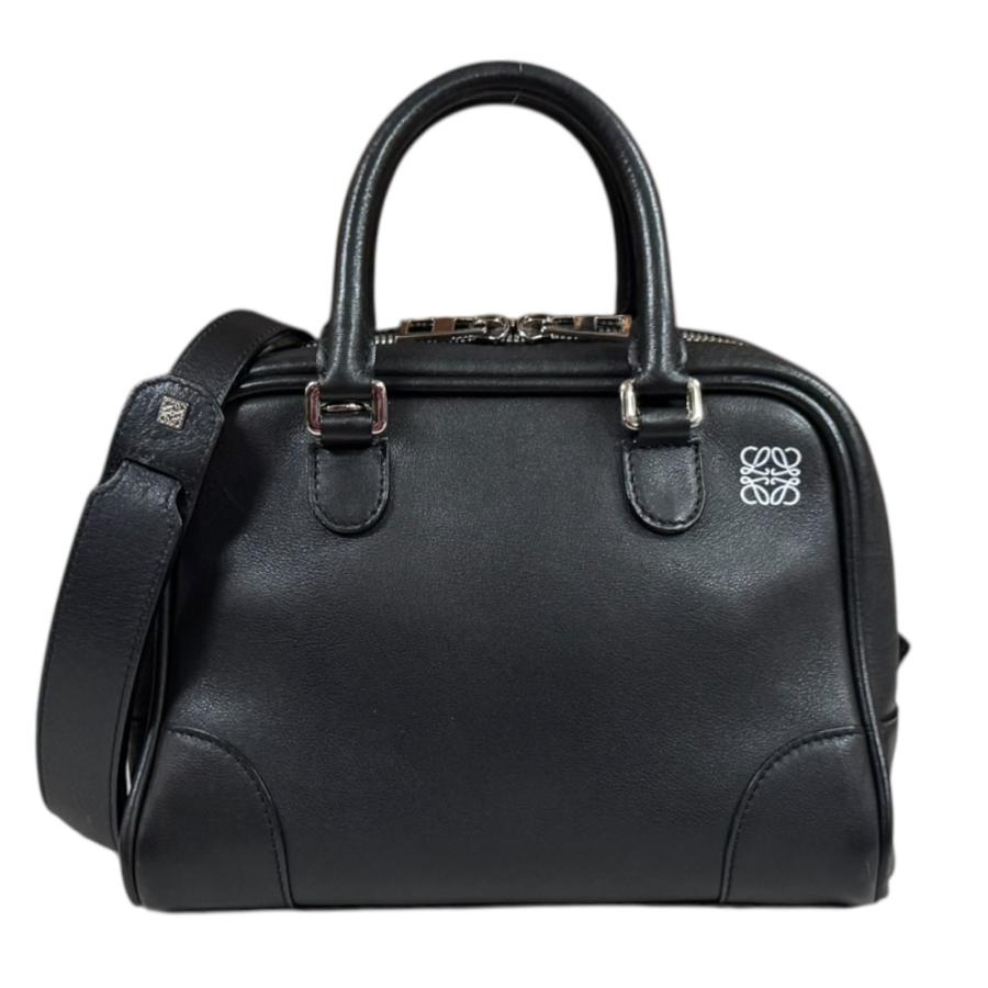 ロエベ　アマソナ75 スモール LOEWE ロエベ アマソナ75 スモール ショルダーバッグ レザー ブラック