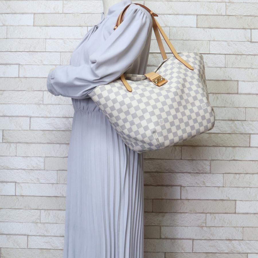 ルイヴィトン ダミエ アズール サリナPM